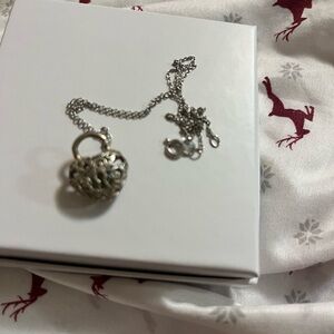 True loves lock caged Pendant and chain